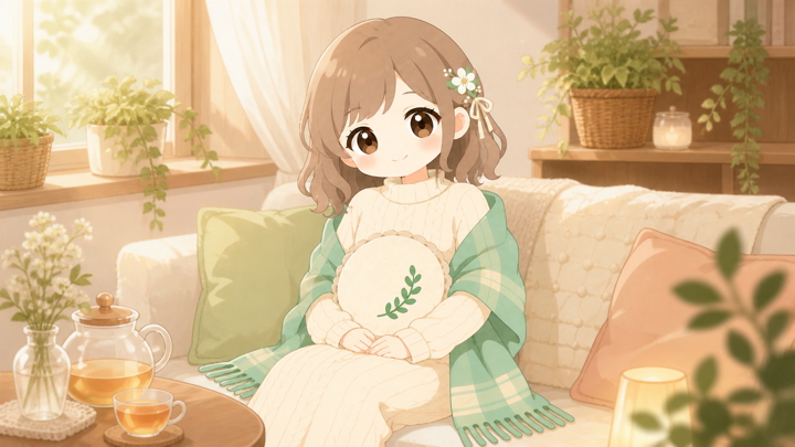 ほんわか癒し系がそばにいる人をほっとさせる様子