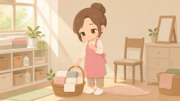 親身なお世話役が自分の気持ちにそっと目を向ける様子