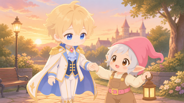 光のプリンスが好きな人を穏やかに支える様子