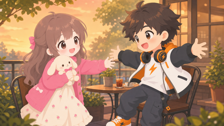 かわいい甘えんぼうが甘えて気持ちを伝える様子