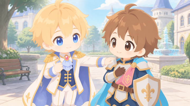 光のプリンスがさりげなく人をフォローする様子