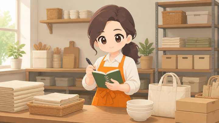 堅実なしっかり者が任された仕事を着実に進める様子